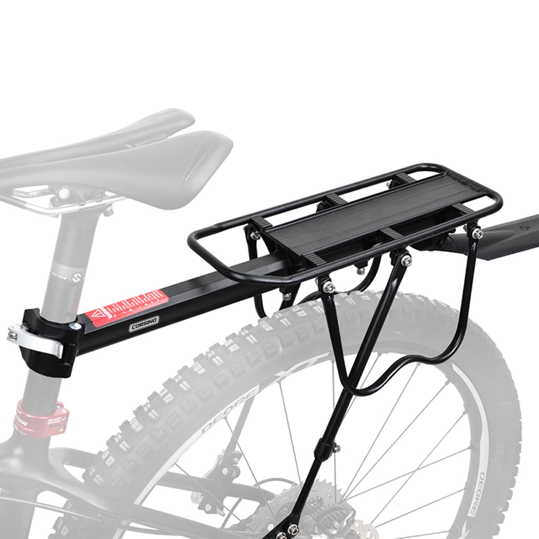 Rear bike bag carrier clearance