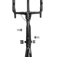 Close-up of the Corsino Excursion frame bag effortlessly repelling heavy water. The advanced heat-sealed seams and waterproof 840D Nylon TPU construction guarantee your critical cycling gear stays bone-dry in the harshest weather conditions
